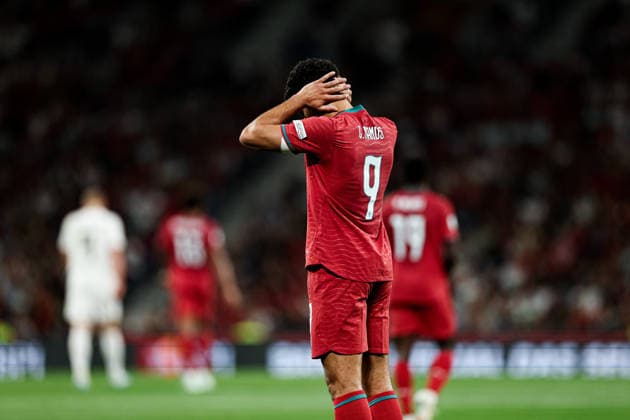 October 4, 2026, Porto, Porto, Portugal: Goncalo Ramos of Portugal in action during the UEFA Nations League A 2026 27 - Matchday 4 match between Portugal and Norway at Estadio do Dragao. UEFA Nations League A 2026 27 - Matchday 4 Portugal X Norway  - ZUMAe141 20261004_zsp_e141_044 Copyright: xLuisxEirasx