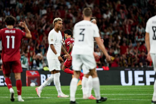 October 4, 2026, Porto, Porto, Portugal: DESCRIPTION in action during the UEFA Nations League A 2026 27 - Matchday 4 match between Portugal and Norway at Estadio do Dragao. UEFA Nations League A 2026 27 - Matchday 4 Portugal X Norway  - ZUMAe141 20261004_zsp_e141_047 Copyright: xLuisxEirasx