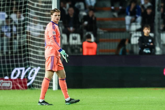 Fussball, UEFA Nations League Saison 2026 2027 Gruppe A2 - 4.Spieltag Griechenland - Deutschland 04.10.2026, Toumba Stadium Thessaloniki Jonas Urbig (Deutschland, 1) Thessaloniki Toumba Stadium Griechenland