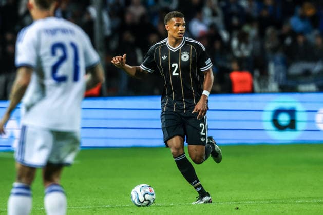 Fussball, UEFA Nations League Saison 2026 2027 Gruppe A2 - 4.Spieltag Griechenland - Deutschland 04.10.2026, Toumba Stadium Thessaloniki Malick Thiaw (Deutschland, 2) Thessaloniki Toumba Stadium Griechenland