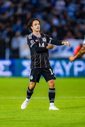 Nations League, Gruppe A, 4. Spieltag, Griechenland vs. Deutschland im Toumba Stadion in Thessaloniki Mika Baur (Deutschland) Copyright: xBahhoxKarax