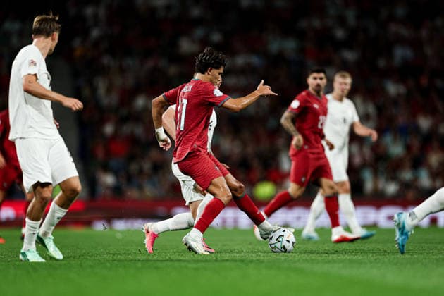 October 4, 2026, Porto, Porto, Portugal: PORTO, PORTUGAL - OCTOBER 03: Joao Felix of Portugal in action during the UEFA Nations League A 2026 27 - Matchday 4 match between Portugal and Norway at Estadio do Dragao. Porto Portugal - ZUMAe141 20261004_zsp_e141_062 Copyright: xLuisxEirasx