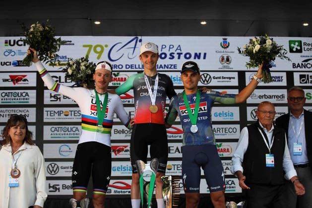 04-10-2026 Coppa Agostoni; 2026, Decathlon - Cma Cgm; 2026, Uae Emirates - Xrg; 2026, Soudal - Quick Step; Lapeira, Paul; Mcnulty, Brandon; Raccagni Noviero, Andrea; Lissone; 
