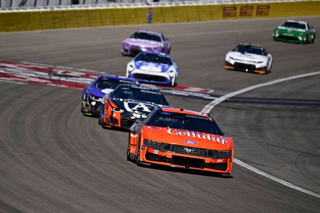 LAS VEGAS, NV - OCTOBER 04: Brad Keselowski ( 6 RFK Racing Trimble Ford) during the South Point 400 NASCAR, Motorsport, USA Cup Series Chase playoff race on October 4, 2026 at Las Vegas Motor Speedway in Las Vegas, NV. (Photo by Will Lester LVMS Icon Sportswire) AUTO: OCT 04 NASCAR Cup Series Playoffs South Point 400 EDITORIAL USE ONLY Icon26100410151