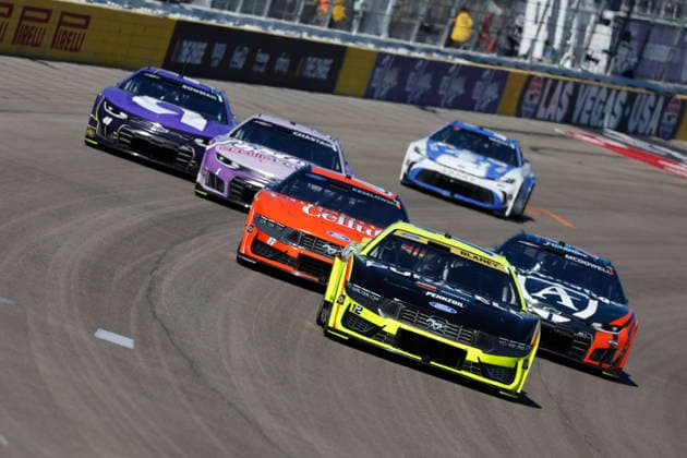 LAS VEGAS, NV - MARCH 04: Ryan Blaney ( 12 Team Penske Menards Duracell Ford) during the South Point 400 NASCAR, Motorsport, USA Cup Series Chase playoff race on October 4, 2026 at Las Vegas Motor Speedway in Las Vegas, NV. (Photo by Jeff Speer LVMS Icon Sportswire) AUTO: OCT 04 NASCAR Cup Series Playoffs South Point 400 EDITORIAL USE ONLY Icon26100412890