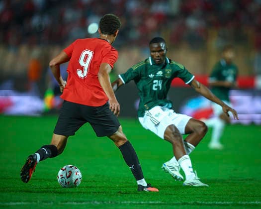 Egypt v South Africa - International Friendly, Länderspiel, Nationalmannschaft Hamza Abdel Karim during the international friendly match between Egypt and South Africa at Cairo International Stadium, Cairo, Egypt Cairo Cairo EGYPT Copyright: xMohamedxTageldinx