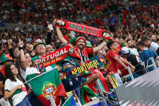 Porto, Portugal - October 04: Cristiano Ronaldo, Portugal Fans during the UEFA Nations League 2026 27 League Phase Matchday 4 match between Portugal and Norway at Estadio do Dragao in Porto, Portugal Copyright: HMBxMedia JoaquimxFerreira
