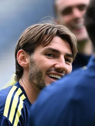 Billy Glamour of Scotland training at Hampden Park ahead of the game tomorrow night. Scotland Team Training, International Football, Barclays Hampden, Glasgow, Scotland, UK - 05 Oct 2026Glasgow Lesser Hampden Scotland United Kingdom  Copyright: xMarkxRunnacles Shutterstockx 17186657al