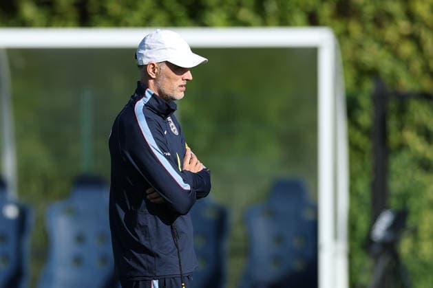 England MD-1 Training, Nations League Thomas Tuchel, Manager of England looks on during the England MD-1 training session ahead of the 2026 27 UEFA Nations League Group A3 match vs Czech Republic, Tottenham Hotspur Training Ground, Enfield, England on 5 October 2026 Credit: Tiego Grenho Every Second Media Editorial use only. All images are copyright Every Second Media Limited. No images may be reproduced without prior permission. Copyright: xIMAGO EveryxSecondxMediax ESM-2200-0006 TiegoxGrenhox xEveryxSecondxMediax