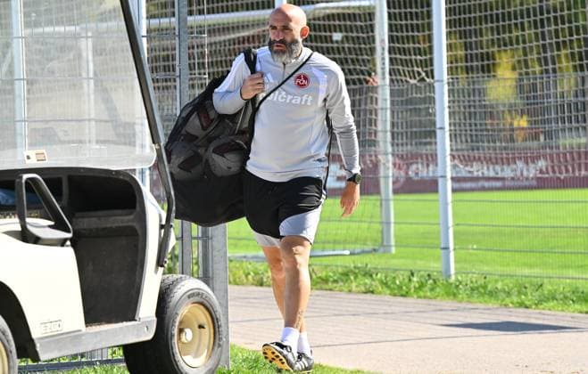 05.10.2026 - Fussball - 2. Fussball - Bundesliga - Saison 2026 2027 - 1. FC Nürnberg Nuernberg FCN ( Club ) - Training - Sportfoto Zink DoGe - xdoxgex - Javier Pinola (Co-Trainer 1. FC Nürnberg FCN )