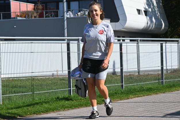 05.10.2026 - Fussball - 2. Fussball - Bundesliga - Saison 2026 2027 - 1. FC Nürnberg Nuernberg FCN ( Club ) - Training - Sportfoto Zink DoGe - xdoxgex - Anika Monatzetter (Physiotherapeutin 1. FC Nürnberg FCN )
