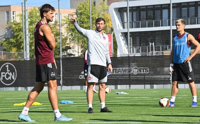 05.10.2026 - Fussball - 2. Fussball - Bundesliga - Saison 2026 2027 - 1. FC Nürnberg Nuernberg FCN ( Club ) - Training - Sportfoto Zink DoGe - xdoxgex - Matthias Kreutzer ( Co-Trainer 1. FC Nürnberg FCN )