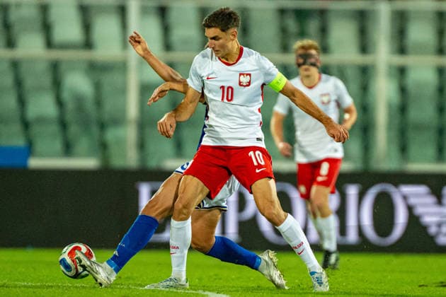 Tomasz Pienko seen during U21, U 21 U 21 U 21 U 21 2027 EURO Qualifying, EM, Europameisterschaft EM, Europameisterschaft EM, Europameisterschaft EM, Europameisterschaft game between national teams of Italy and Poland (Kazimierz Koper Ball Raw Images) Pescara Stadio Adriatico Italy Copyright: xKazimierzxKoperx KAZ_ITAvPOLu21-30