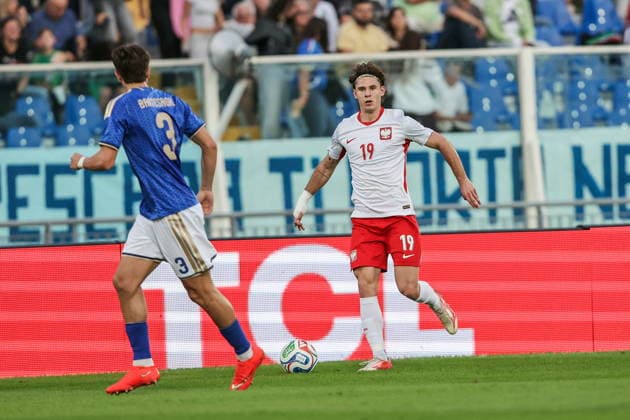 05.10.2026 PESCARA ( ITALY WLOCHY ) PILKA NOZNA ( FOOTBALL ) ELIMINACJE MISTRZOSTW EUROPY U-21 - UEFA EURO, EM, Europameisterschaft,Fussball 2027 ( UEFA EURO UNDER 21 QUALIFICATION ) MECZ (GAME) POLSKA - WÅOCHY ( POLAND - ITALY ) NZ. (R) MARCEL KRAJEWSKI FOTO JAKUB PIASECKI CYFRASPORT NEWSPIX.PL --- newspix.pl POLAND OUT! 