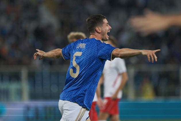 SOCCER - UEFA European Championship, EM, Europameisterschaft - 2027 European Under-21 Championship Qualifying Round - Italy vs. Poland Photo by IPA ABACAPRESS.COM89341078 - LPhoto by IPA ABACAPRESS.COMni ( 5 Italy) during the 2027 European Under-21 Championship Qualifying Round—Italy vs. Poland, UEFA European Football Championship in Pescara, Italy, October 5, 2026 Pescara Italy  Copyright: xIPAxSport ABACAx
