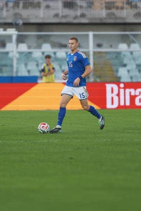 SOCCER - UEFA European Championship, EM, Europameisterschaft - 2027 European Under-21 Championship Qualifying Round - Italy vs. Poland Photo by IPA ABACAPRESS.COM89341079 - Comuzzo ( 15 Italy) during the 2027 European Under-21 Championship Qualifying Round—Italy vs. Poland, UEFA European Football Championship in Pescara, Italy, October 5, 2026 Pescara Italy  Copyright: xIPAxSport ABACAx