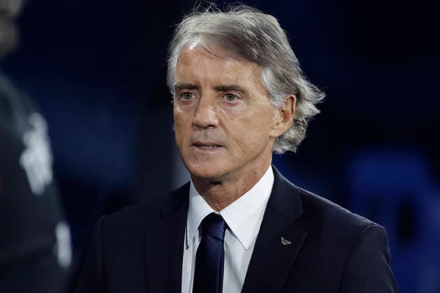 UEFA Nations League football match Italy vs Turkey Roberto Mancini Italian coach of Italy during UEFA Nations League football match (League A, Group A1) between Italy vs Turkey at the Renato Dall Ara stadium in Bologna on October 05, 2026. _BPH1058 Copyright: xAntonioxBalascox
