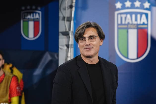 TurkeyÕs head coach Vincenzo Montella looks on during the UEFA Nations League 2026 27 match between Italy and Turkiye (Group A1 - Matchday 4) at Stadio Renato Dall Ara in Bologna, Italy - October 5, 2026. - Soccer  Copyright: xMassimoxPaolone LaPressex
