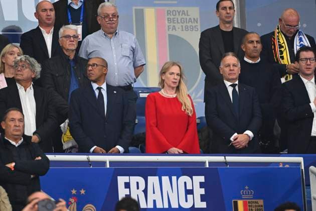 France v Belgium - UEFA Nations League 2026 PARIS, FRANCE - OCTOBER 05 : Van Damme Pascale president of Royal Belgian Football Federation during the UEFA Nations League tournament league phase matchday 4 group A1 match between France and Belgium on October 5, 2026 in Paris, France, 05 10 2026 Paris France  Copyright: xVincentxKalutx