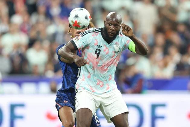 Belgium s Romelu Lukaku is pictured in action during a soccer game between France and Belgian national team, Nationalteam Red Devils, on Monday 5 October 2026 in Saint-Denis, France, the fourth (of 6) game of the UEFA Nations League group stage. BRUNOxFAHY  x188823044x