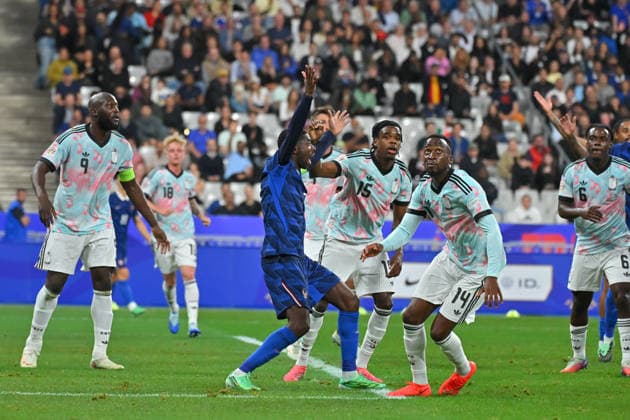 UEFA Nations League 2026, France vs Belgium, Football Ousmane Dembele of France dejected during the UEFA Nations League 2026 match between France and Belgium at Stade de France on October 05, 2026 in Paris, France. Saint Denis Stade de France France