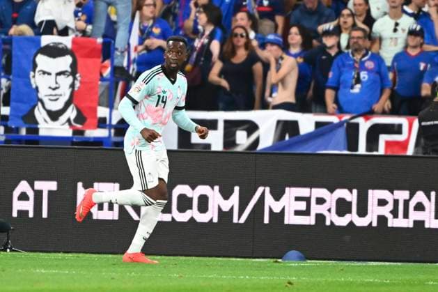 France v Belgium - UEFA Nations League 2026 PARIS, FRANCE - OCTOBER 05 : Lukebakio Dodi forward of Belgium scores a goal during the UEFA Nations League tournament league phase matchday 4 group A1 match between France and Belgium on October 5, 2026 in Paris, France, 05 10 2026 Paris France  Copyright: xVincentxKalutx