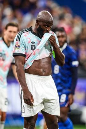 Belgium s Romelu Lukaku pictured during a soccer game between France and Belgian national team, Nationalteam Red Devils, on Monday 5 October 2026 in Saint-Denis, France, the fourth (of 6) game of the UEFA Nations League group stage. BRUNOxFAHY  x188824135x