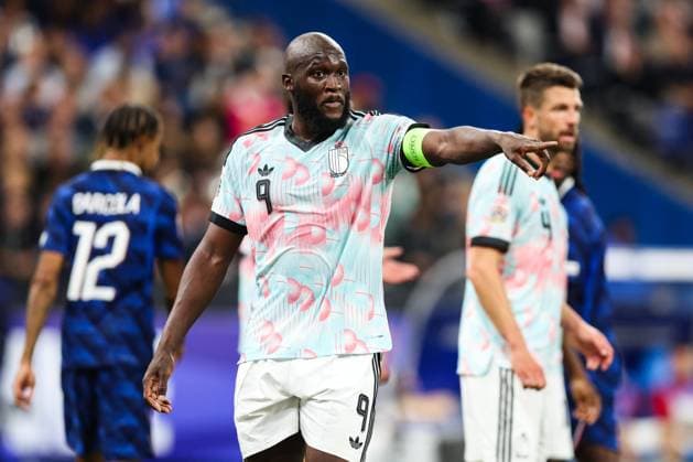 Belgium s Romelu Lukaku pictured during a soccer game between France and Belgian national team, Nationalteam Red Devils, on Monday 5 October 2026 in Saint-Denis, France, the fourth (of 6) game of the UEFA Nations League group stage. BRUNOxFAHY  x188824139x