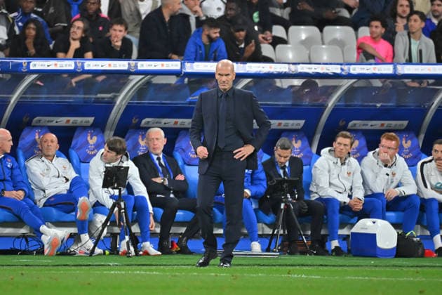 UEFA Nations League 2026, France vs Belgium, Football France Head Coach Zinedine Zidane during the UEFA Nations League 2026 match between France and Belgium at Stade de France on October 05, 2026 in Paris, France. Saint Denis Stade de France France