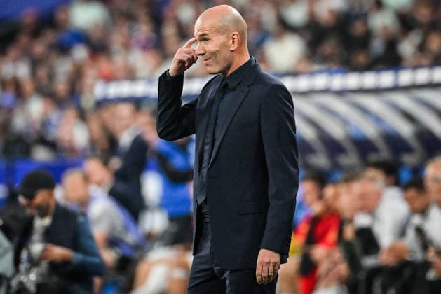 October 5, 2026, Saint-Denis, France, France: Zinedine ZIDANE of France during the UEFA Nations League, League A - Group 1 football match between France and Belgium at Stade de France on October 05, 2026 in Saint-Denis near Paris, France. France V Belgium : Group 1 - UEFA Nations League  - ZUMAm308 20261005_zsp_m308_003 Copyright: xMatthieuxMirvillex