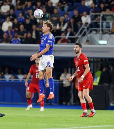 UEFA Nations League 2026 27 football match between Italy and Türkiye NicolÃ² Barella of Italy during the 2026 27 UEFA Nations League football match between Italy and Türkiye on October 5, 2026, at the Renato Dall™Ara Stadium in Bologna Bologna Stadio Renato Dall Ara Bologna Italia Copyright: xFABIOxSASSOxFabioxSassox Italia Turchia2026_10_05Fabio Sasso5976