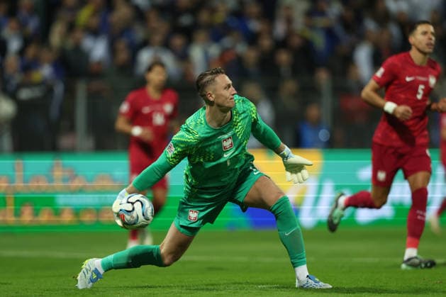 ZENICA, B&H - OCTOBER 05, 2026 : Goalkeeper Marcin Bulka of Poland national team, Nationalteam Bosnia & Herzegovina and Poland - UEFA Nations League 2026 27 - at Stadion Bilino Polje on October 05, 2026 in Zenica, Bosnia and Herzegovina. Copyright: xx