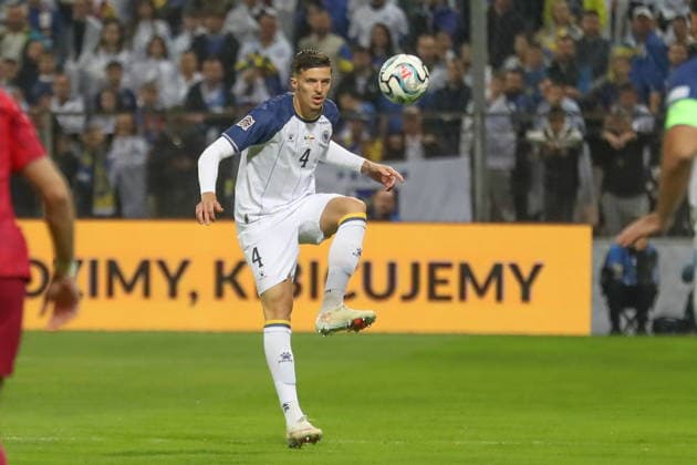 Zenica 05.10.2026. PIlka nozna UEFA Liga Narodow sezon 2026 2027 kolejka 4 mecz: Bosnia I Hercegowina - Polska --- Football UEFA Nations League season 2026 2027 round 4 match: Bosnia and Herzegovina - Poland nz Tarik Muharemovic Fot. Kacper Staniec NEWSPIX.PL --- newspix.pl POLAND OUT! 