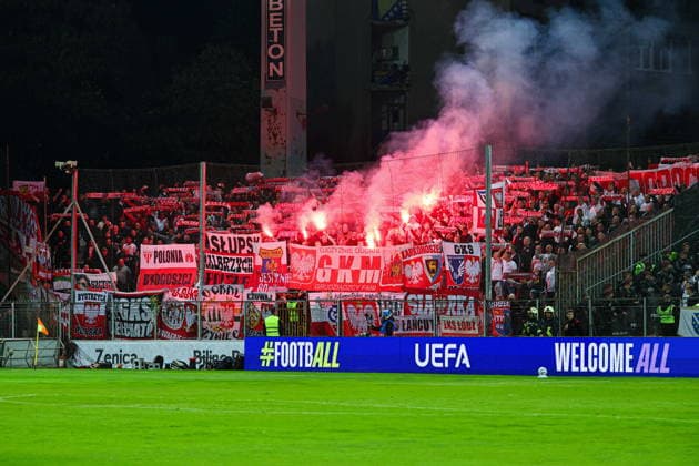 2026.10.05 Zenica pilka nozna UEFA Liga Narodow Bosnia i Hercegowina - Polska N z fani kibice doping Foto Pawel Andrachiewicz PressFocus 2026.10.05 Zenica Football - UEFA Nations League Bosnia and Herzegovina - Poland fani kibice doping Credit: Pawel Andrachiewicz PressFocus NEWSPIX.PL --- newspix.pl POLAND OUT! 