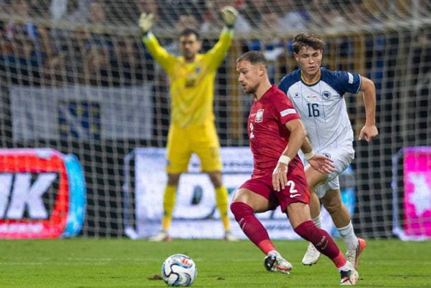 ZENICA, BOSNIA AND HERZEGOVINA - OCTOBER 5: Matty Cash during the UEFA Nations League Group B4 Round 4 MD1 match between Bosnia and Herzegovina nad Poland at Stadion Bilino Polje on October 2, 2026 in Zenica, Bosnia and Herzegovina --- Pilka nozna. Liga Narodow. Bosnia i Hercegowina - Polska. (Photo by Arena Akcji) NEWSPIX.PL --- newspix.pl POLAND OUT! 