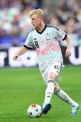 Belgium s Joaquin Seys is pictured in action during a soccer game between France and Belgian national team, Nationalteam Red Devils, on Monday 5 October 2026 in Saint-Denis, France, the fourth (of 6) game of the UEFA Nations League group stage. BRUNOxFAHY  x188825924x
