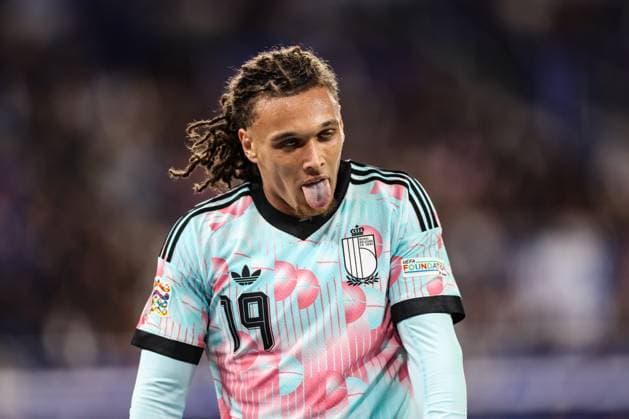 Belgium s Diego Moreira Da Silva reacts during a soccer game between France and Belgian national team, Nationalteam Red Devils, on Monday 5 October 2026 in Saint-Denis, France, the fourth (of 6) game of the UEFA Nations League group stage. BRUNOxFAHY  x188826030x