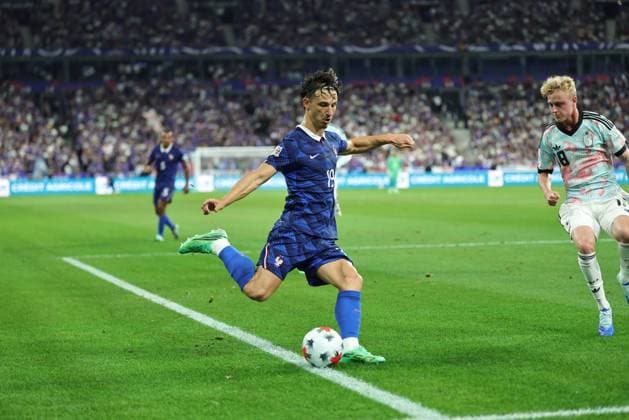 Foot Ligue des Nations France - Belgique PHOTOPQR LE PARISIEN Olivier Arandel (Staff) ; Saint-Denis ; 05 10 2026 ; Saint-Denis, France Stade de France Lundi 5 octobre 2026 Football Ligue des Nations de l’UEFA Groupe A (Phase de groupes) France - Belgique LP Olivier Arandel 19 Esteban Lepaul UEFA Nations League, League A, Group A1 football match between France and Belgium on 5 October 2026 at Stade de France in Saint-Denis, France