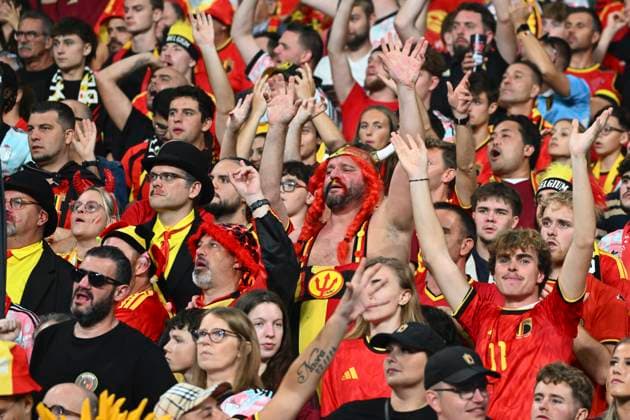 France v Belgium - UEFA Nations League 2026 PARIS, FRANCE - OCTOBER 05 : Obelgix and Belgian fans during the UEFA Nations League tournament league phase matchday 4 group A1 match between France and Belgium on October 5, 2026 in Paris, France, 05 10 2026 Paris France  Copyright: xVincentxKalutx