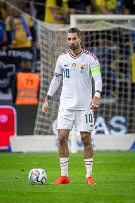 UKRAINE - HUNGARY Dominik Szoboszlai of Hungary and Liverpool on the ball during UEFA Nations League - League B - Group B2 - Matchday 4 - football match between Ukraine and Hungary. Anton Malatinsky Stadium, City Arena, Trnava, Slovakia, October 05, 2026. Photo by Branislav Racko Copyright: xx 080A4254