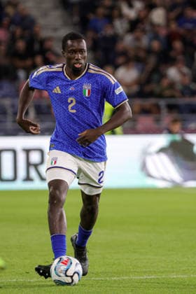RECORD DATE NOT STATED 5th October 2026; Stadio Renato DallAra, Bologna, Italy; UEFA Nations League Football, Italy versus Turkey; Michael Kayode of Italy seen in action EmanuelexPennacchio