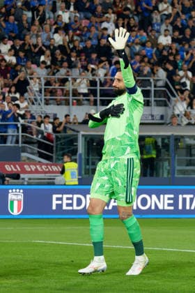 IPA89344467 - Gianluigi Donnarumma of Italy during the Italy vs. Turkey UEFA Nations League soccer match in Bologna, Italy, on October 5, 2026  Copyright: xEmmanuelexMastrodonato IPAxSportx xx IPA89344467
