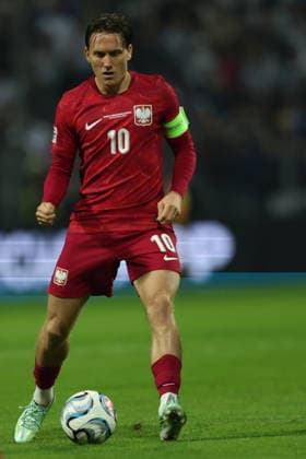ZENICA, B&H - OCTOBER 05, 2026 : Piotr Zielinski of Poland national team, Nationalteam controls ball. Bosnia & Herzegovina and Poland - UEFA Nations League 2026 27 - at Stadion Bilino Polje on October 05, 2026 in Zenica, Bosnia and Herzegovina. Copyright: xx