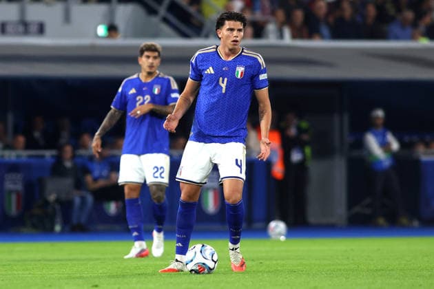 2026-10-05 Italy v Turkiye - UEFA Nations League 2026 27 Group A1 MD4 BOLOGNA, ITALY - OCTOBER 5: Alessandro Romano of Italy during the UEFA Nations League 2026 27 Group A1 MD4 match between Italy and Turkiye at Renato Dall Ara Stadium on October 5, 2026 in Bologna, Italy. (Photo by Nderim Kaceli BSR Agency) Bologna Italy Content not available for redistribution in The Netherlands directly or indirectly through any third parties. Copyright: xBSRxAgencyx