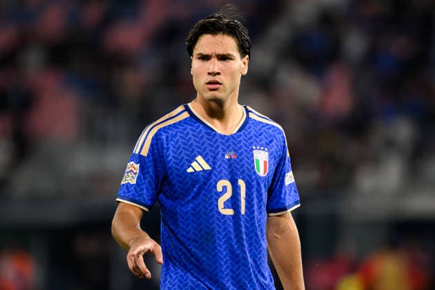 Antonio Vergara of Italy during the Nations League football match between Italy and Turkiye at Renato Dall Ara stadium in Bologna (Italy), October 5, 2026. AndreaxStaccioli
