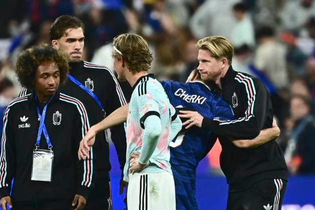 France v Belgium - UEFA Nations League 2026 PARIS, FRANCE - OCTOBER 05 : De Bruyne Kevin forward of Belgium looks dejected during the UEFA Nations League tournament league phase matchday 4 group A1 match between France and Belgium on October 5, 2026 in Paris, France, 05 10 2026 Paris France  Copyright: xPeterxDexVoechtx