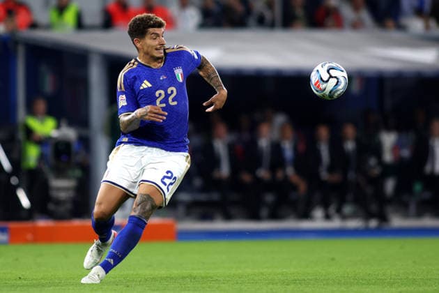 2026-10-05 Italy v Turkiye - UEFA Nations League 2026 27 Group A1 MD4 BOLOGNA, ITALY - OCTOBER 5: Giovanni Di Lorenzo of Italy during the UEFA Nations League 2026 27 Group A1 MD4 match between Italy and Turkiye at Renato Dall Ara Stadium on October 5, 2026 in Bologna, Italy. (Photo by Nderim Kaceli BSR Agency) Bologna Italy Content not available for redistribution in The Netherlands directly or indirectly through any third parties. Copyright: xBSRxAgencyx