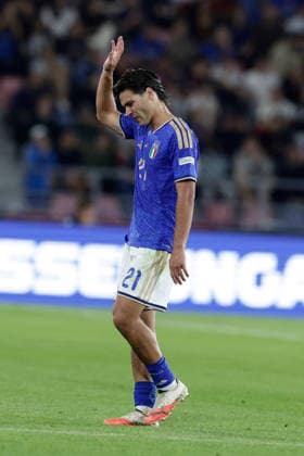 UEFA Nations League football match Italy vs Turkey Antonio Vergara of Italy injured during UEFA Nations League football match (League A, Group A1) between Italy vs Turkey at the Renato Dall Ara stadium in Bologna on October 05, 2026. _BPH5606 Copyright: xAntonioxBalascox
