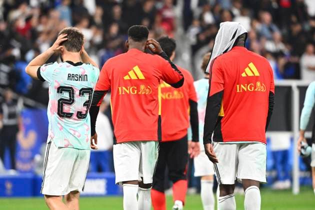 France v Belgium - UEFA Nations League 2026 PARIS, FRANCE - OCTOBER 05 : Raskin Nicolas midfielder of Belgium during the UEFA Nations League tournament league phase matchday 4 group A1 match between France and Belgium on October 5, 2026 in Paris, France, 05 10 2026 Paris France  Copyright: xVincentxKalutx