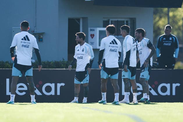 Argentina™s forward Lionel Messi takes part in a training session at AFA (Argentine Football Association) training center in Ezeiza, Buenos Aires Province, on October 5, 2026, ahead of the next friendlys football matchs against Benin national team, Nationalteam Lionel Messi took part in the final training session of his professional career with the Argentine national team before his farewell match. (Photo by Alejandro Pagni PHOTOxPHOTO) Copyright: xAlejandroxPAGNIx